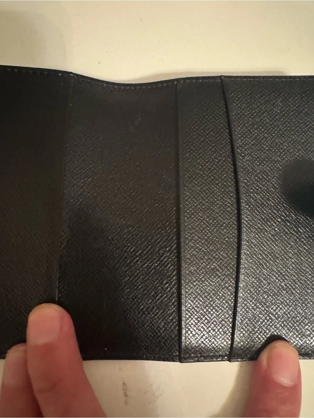 Louis Vuitton Blue Epi Leather Snap Card Wallet